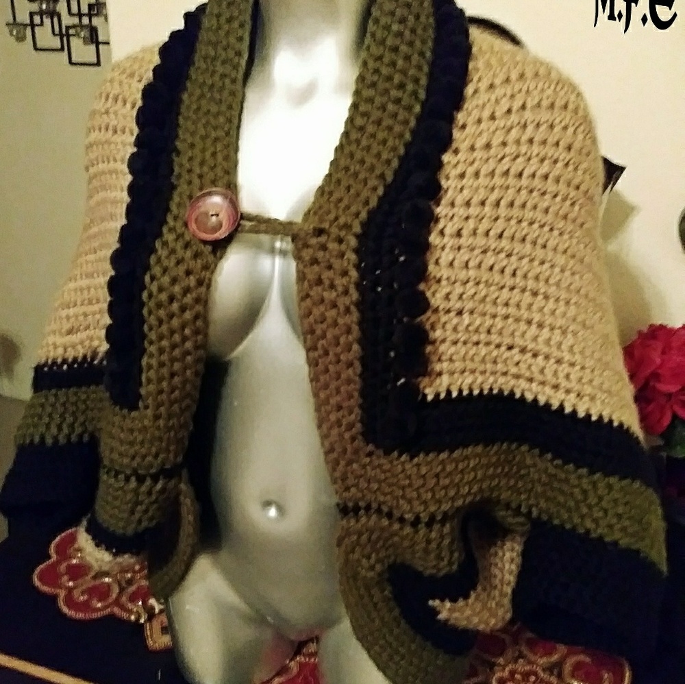Chunky Crochet Sweater